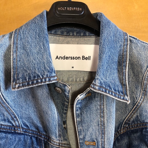 NWOT Andersson Bell Patchwork Denim Jacket in size M - Picture 11 of 13